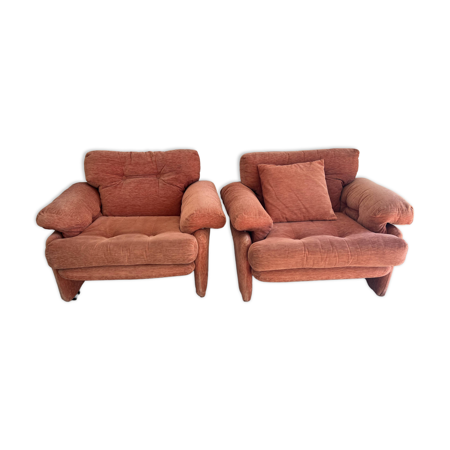 Paire de fauteuils Coronado par Tobia Scarpa pour B&B Italia, 1966