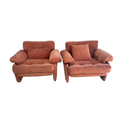 Paire de fauteuils Coronado par Tobia Scarpa pour B&B Italia, 1966