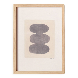 Contemporary abstract painting signed eawy