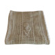Dessus lit ancien en crochet et broderies.