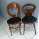 Lot 6 chairs Bistro Baumann mismatched Dove, Mondor