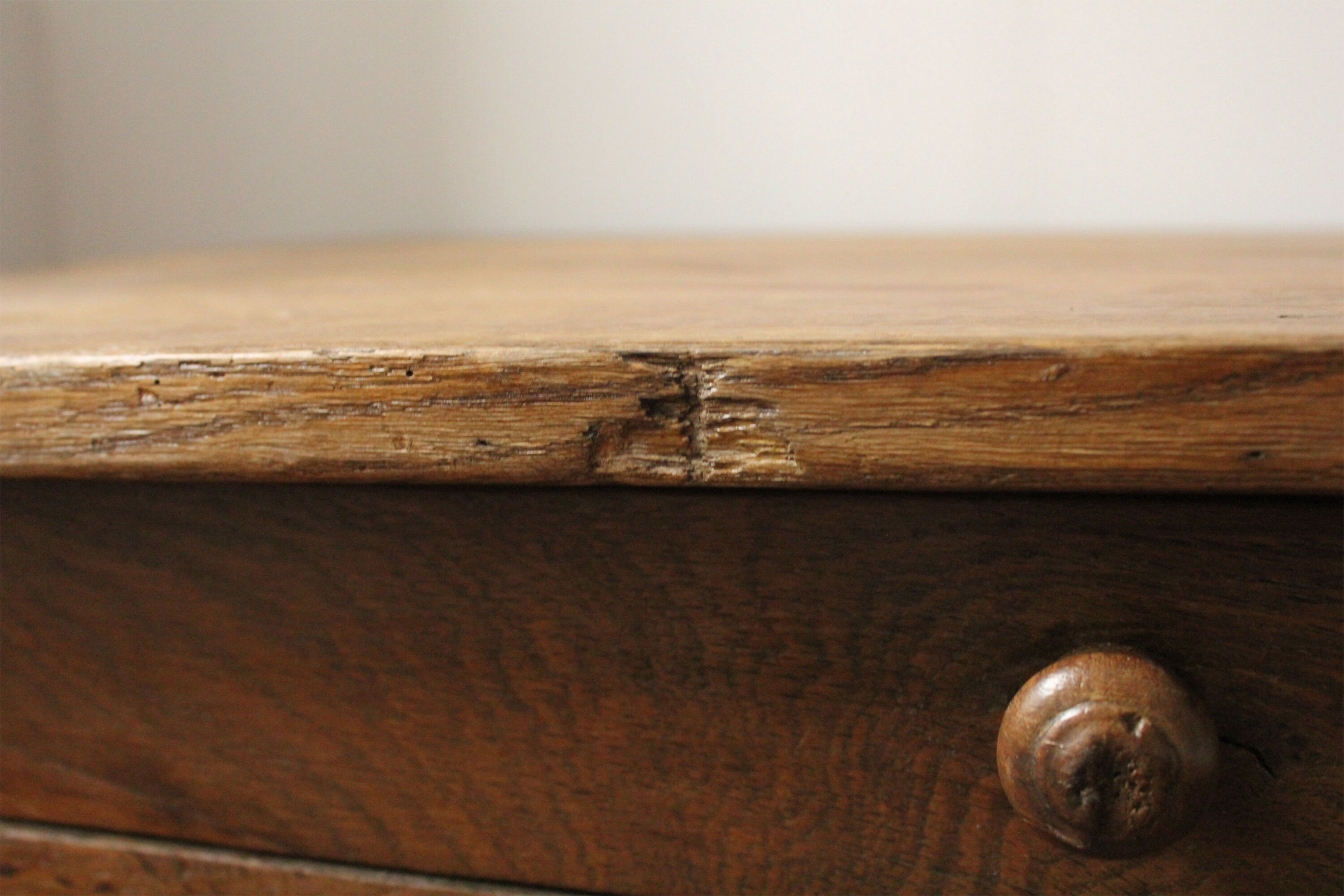 Rustic wooden desk farmhouse style