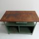 Banc de travail industriel vintage