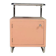 Kovona Bauhaus style bedside table, 1950s, Czechoslovakia