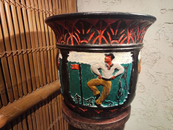 Cache pot Basque, 20 ème siècle