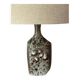 Pied de lampe en céramique danoise, années 1960