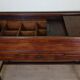 Very rare Napoleon III period system desk in solid oak circa 1850 stamped Stolzenberg