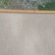 Table basse ancien en rotin vintage