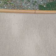 Table basse ancien en rotin vintage