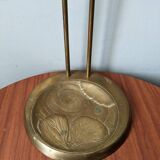 Curved brass umbrella stand