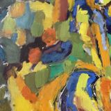 Modern painting "palm trees on the coast"