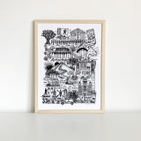 Arcachon, Cap-Ferret screenprint