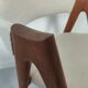 6 "compass" teak chairs by Kai Kristiansen for sva m-bler, 60s