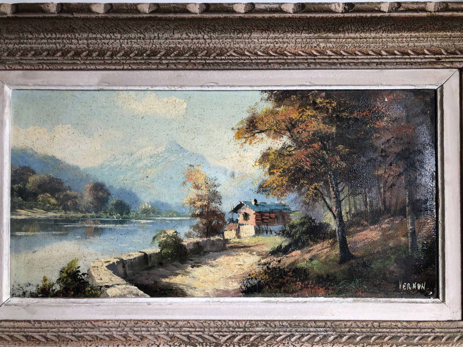 Mountain landscape painting