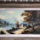 Tableau paysage de montagne