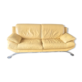 Leather sofa 3 places