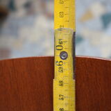 Table teak vintage feet compass