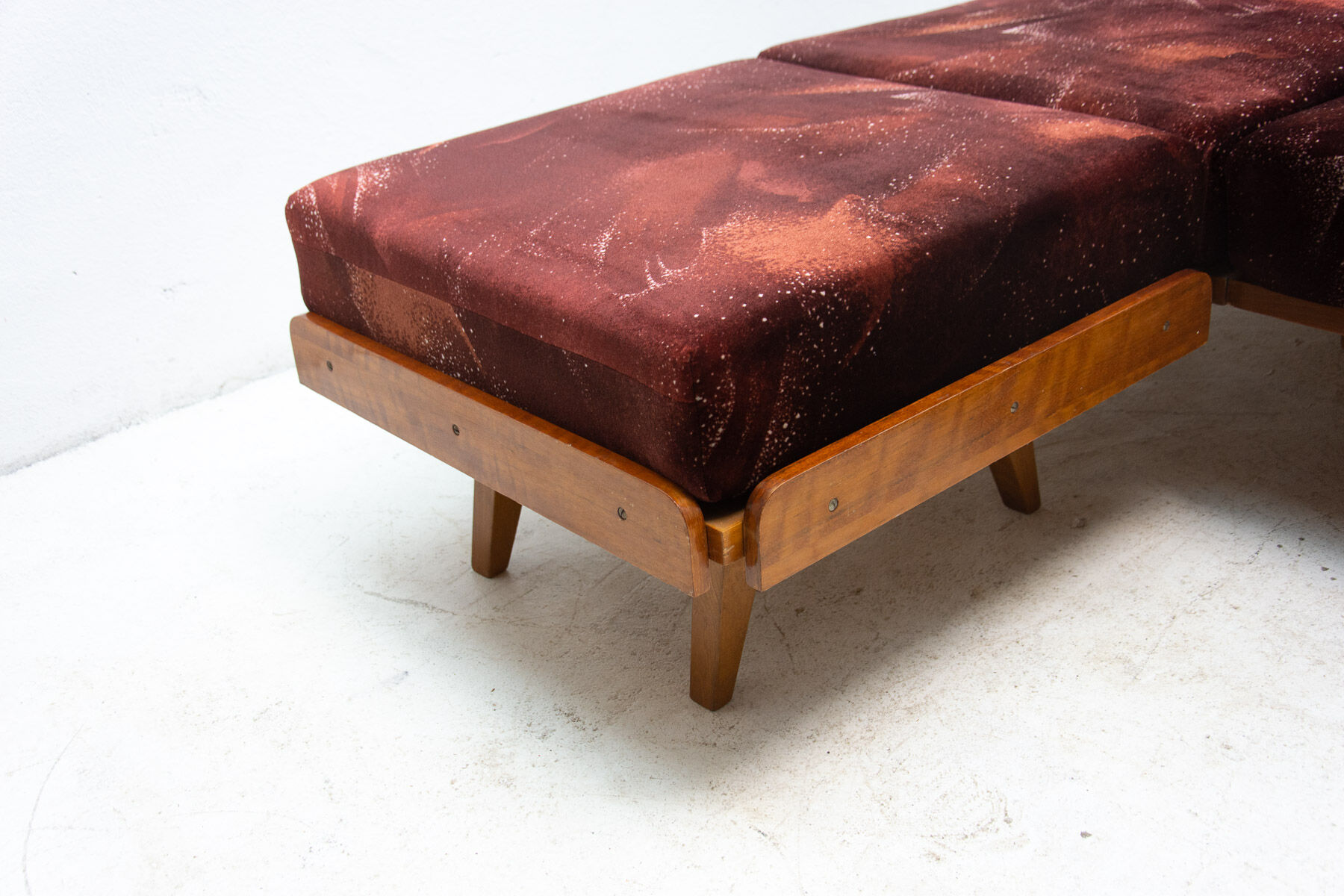 Midcentury Corner Folding Sofa by František Jirák for Tatra Nábytok, 1960s, CZ