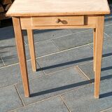 Desk or table in raw wood