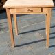 Desk or table in raw wood