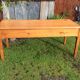 Old farmhouse table with 3 cherry drawers