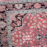 Tapis Tabriz Vintage Fait Main en Laine du Cachemire – 78 x 129 cm