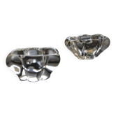 Paire de salerons cristal