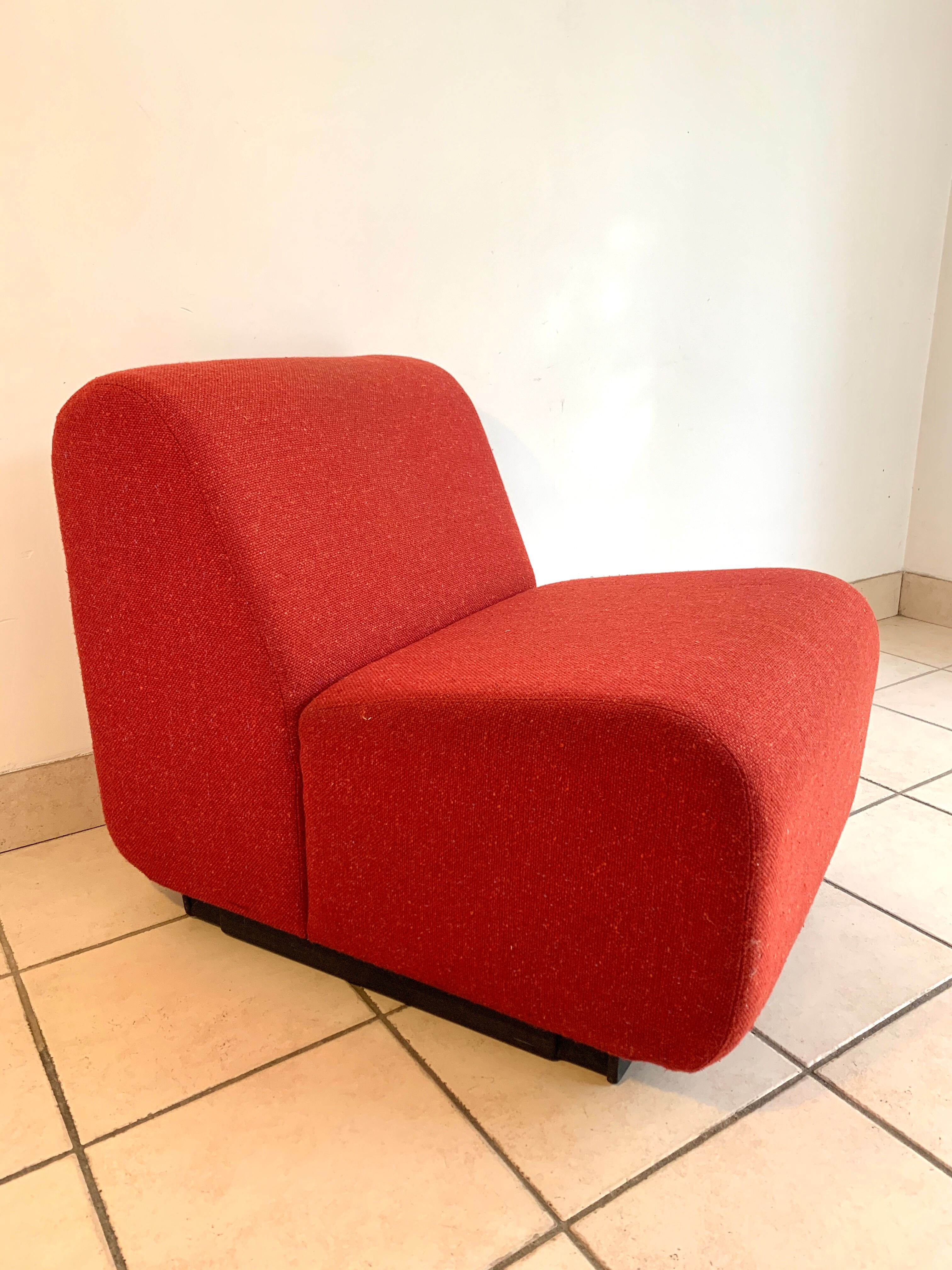 Set de 4 chauffeuses modulaires vintage