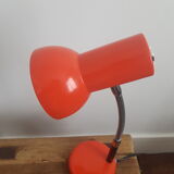 Vintage red metal lamp