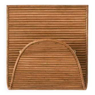 Rattan Modern Wall Mounted Magazine Rack