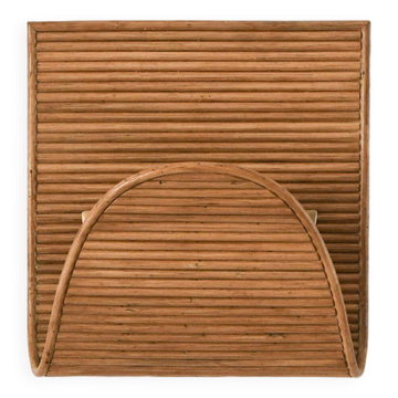 Rattan Modern Wall Mounted Magazine Rack