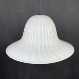 Vintage Murano glass tulip pendant lamp, Italy, 1970s.