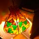 Tiffany-style stained glass pendant light