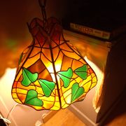Tiffany-style stained glass pendant light