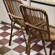 Paire de chaises en rotin