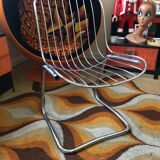 Vintage wired chair 70