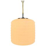 White opal pendant lamp by Peill and Putzler, 1970, Germany