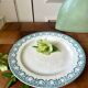 Small round dish on foot