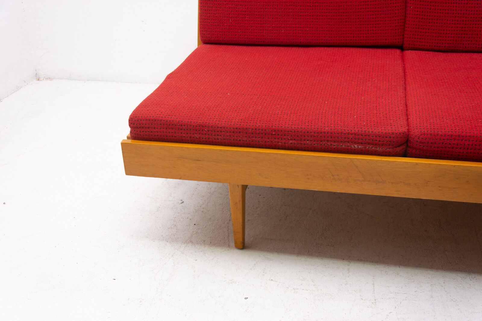 Canapé pliant du milieu du siècle, années 1960, Tchécoslovaquie