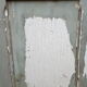 Old glass door beautiful patina. Height: 207.5 cm
