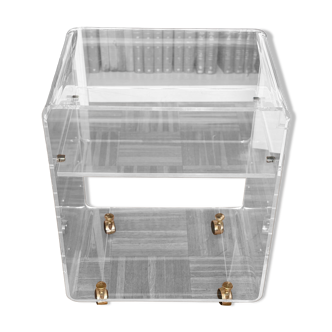 David Lange plexiglass table