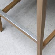 Set of six beech bar stools "Anna" by Crassevig, Italy, 1990s.