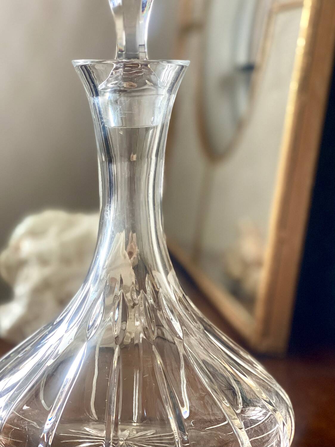 Carafe en cristal taillé Atlantis.