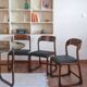 3 Baumann Bémol chairs (sledge), 1960s