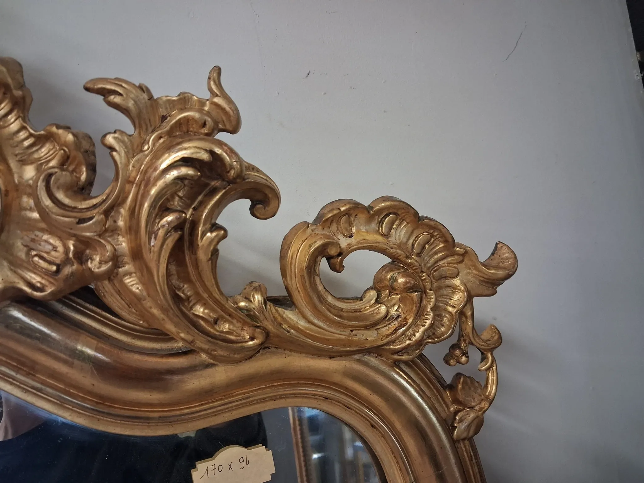Mirror from the 19th century, 170 x 94.