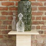 Coffee table in travertine