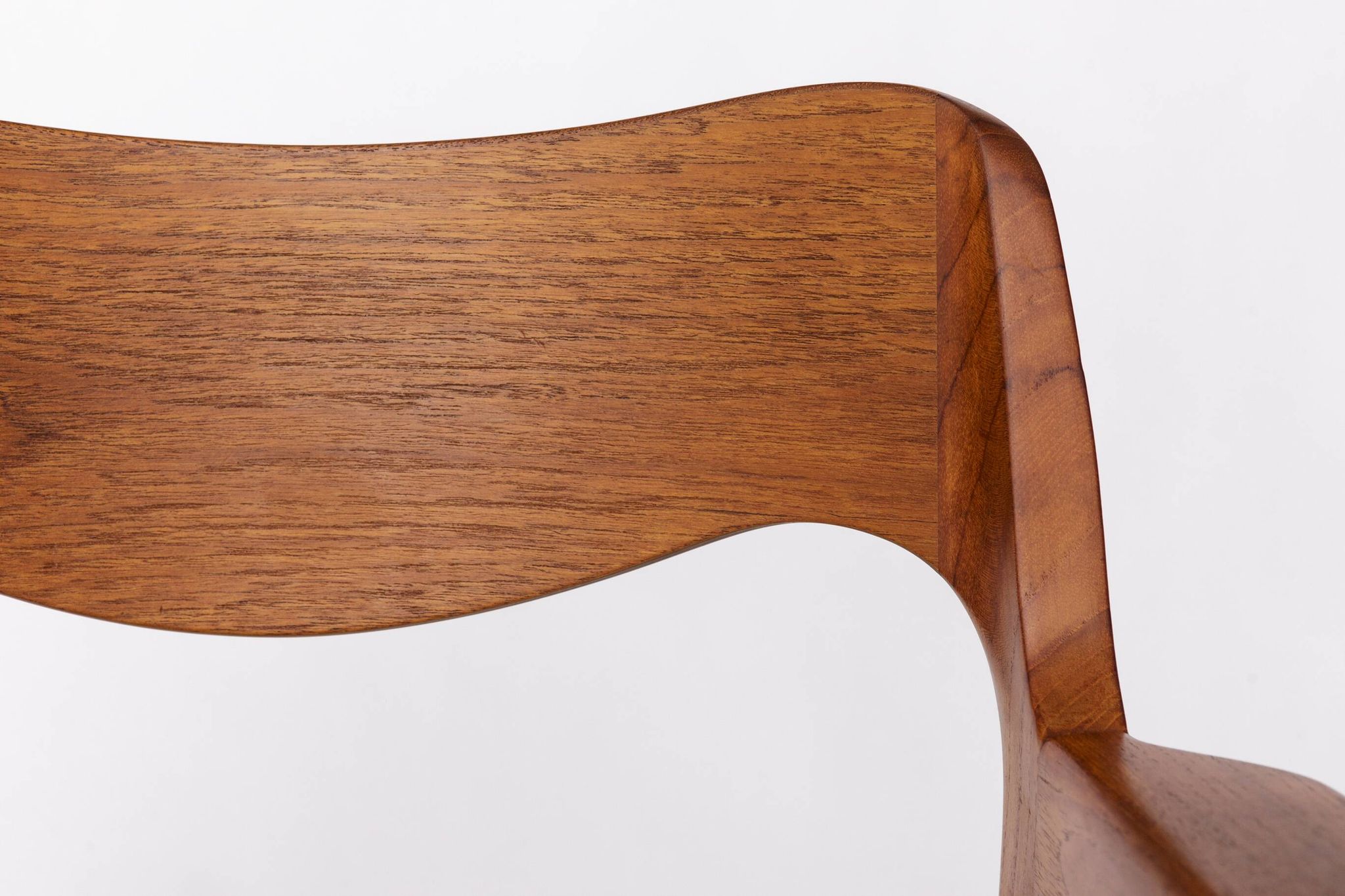 Niels Otto Møller Model 55 Armchair – Danish Teak Dining Chair Paper cord