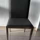 Lot of 4 leather chairs by baakal & ross