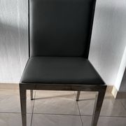Lot 4 chaises cuir par baakal & ross