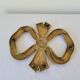 Brass ribbon bottom